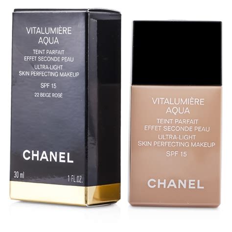 chanel vitalumiere aqua sample uk|Chanel vitalumiere aqua beige rose.